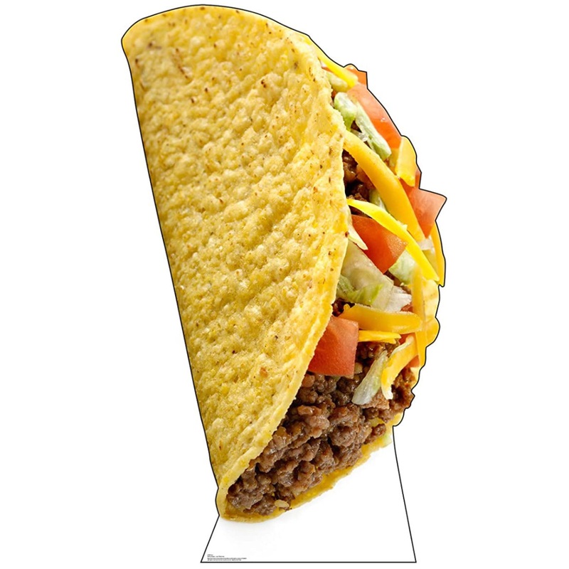 Taco Standee 45"W x 72"H