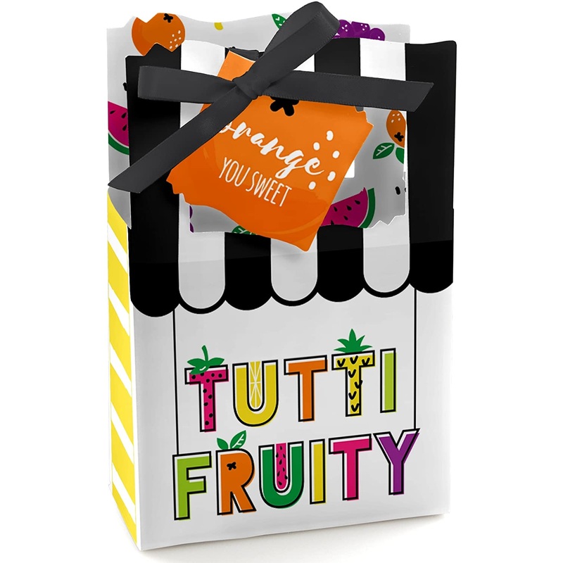Tutti Fruity - Frutti Summer Baby Shower or Birthday Party Favor Boxes - Set of 12