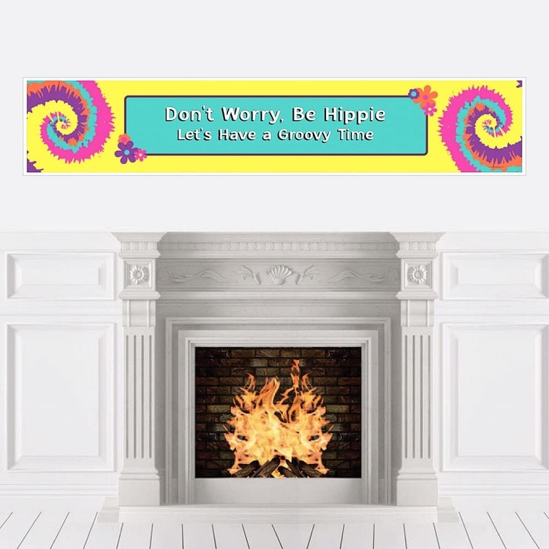 60's Hippie - 1960s Groovy Decorations Party Banner