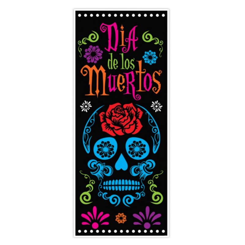 Day Of The Dead Door Cover 30" x 6'
