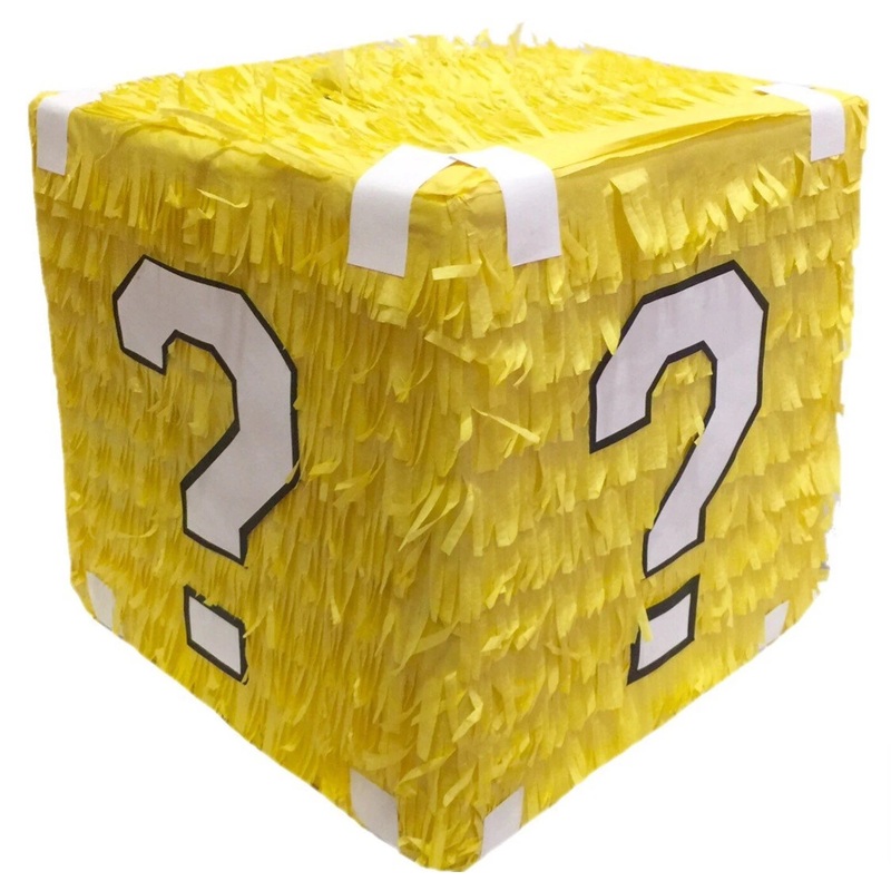 Surprise Block Pull Strings Pinata