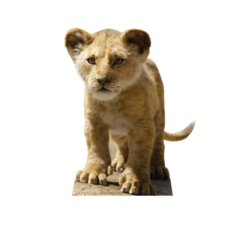 Young Simba (Disney's The Lion King Live Action) 58 x 22 (height x width) inches