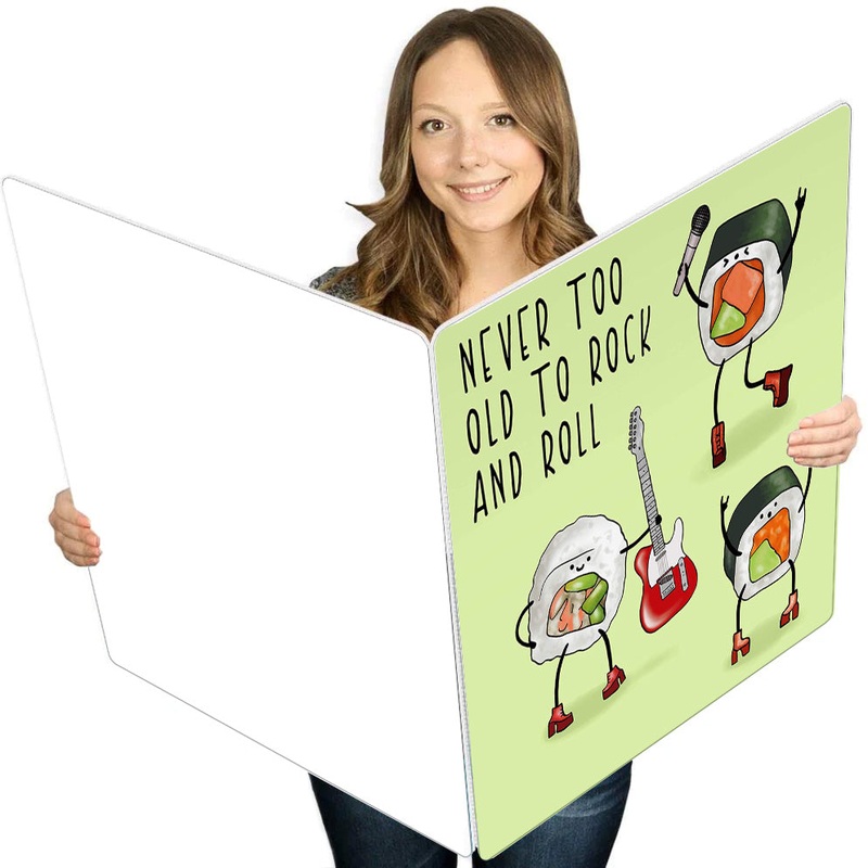 Youre Never Too Old To Rock & Roll Giant Greeting Card - 16.5 x 22 inches