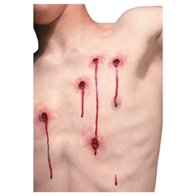MAKEUP PROSTHETICS BULLET WOUNDS