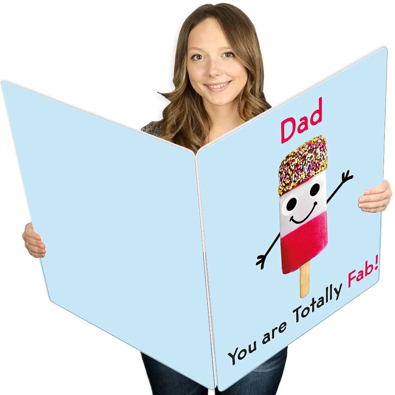 You're Fab Ice Lolly Giant Greeting Card - 16.5 x 22 inches