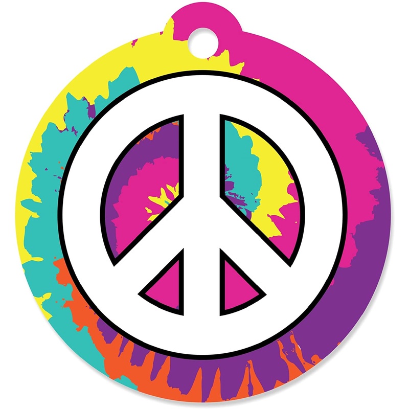 60's Hippie - 1960s Groovy Party Favor Gift Tags (Set of 20)