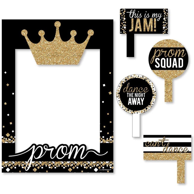Prom - Prom Night Party Selfie Photo Booth Picture Frame & Props