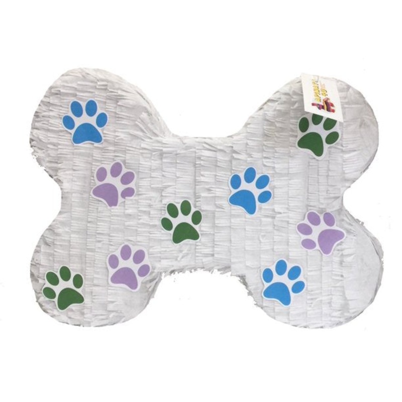 Puppy Paw Print Dog Bone Pinata