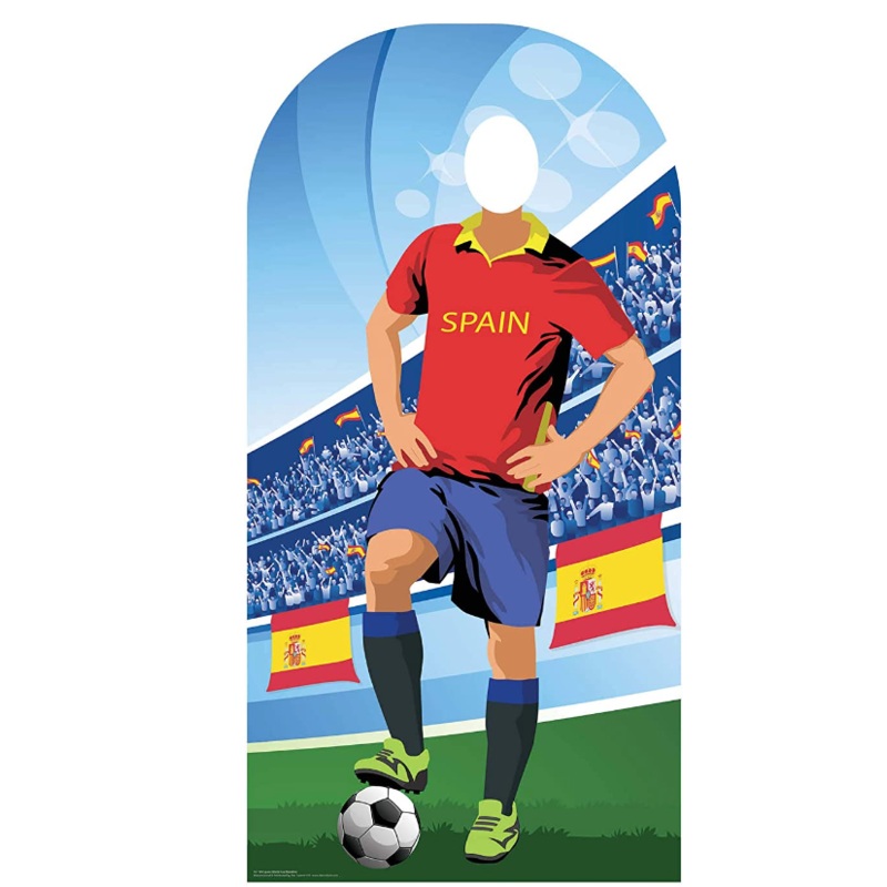 Spain (World Cup Football Stand-in) Adult Size 75"H x 37"W