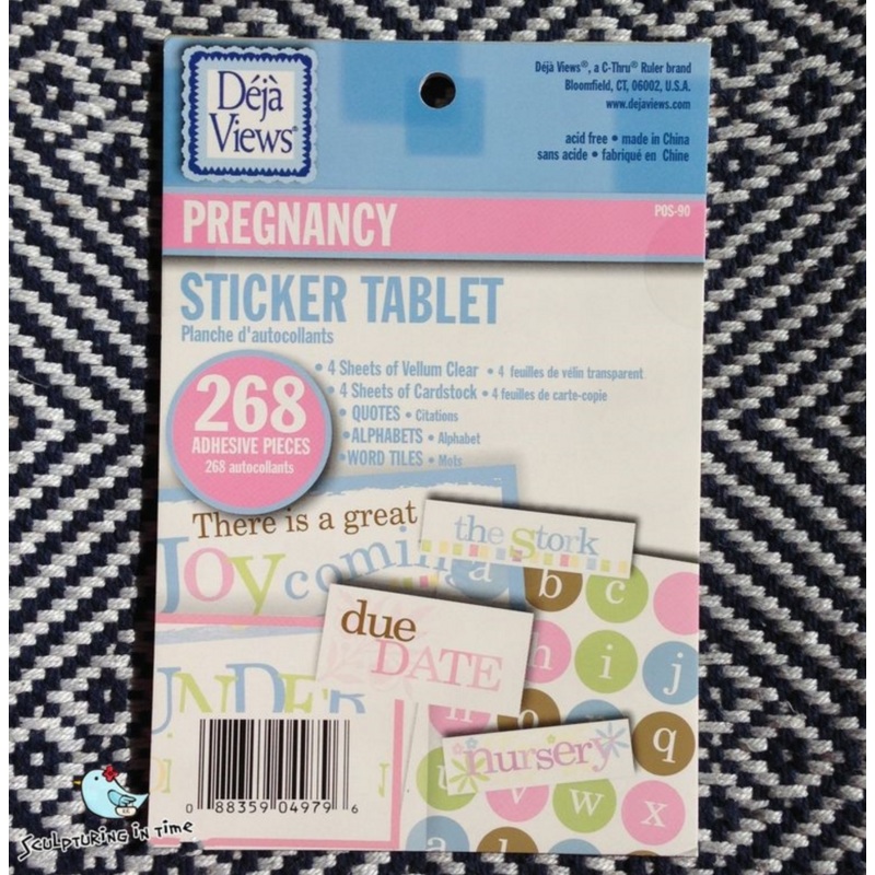 Sticker Tablet 268 Adhesive Pieces