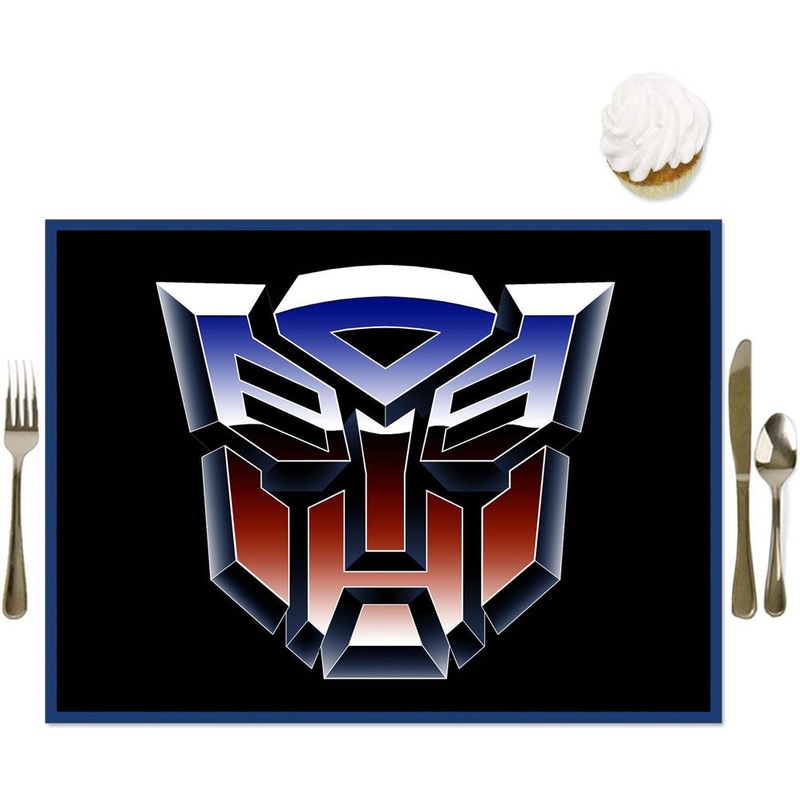 Transformer - Party Table Decorations - Birthday Party Placemats - Set of 16