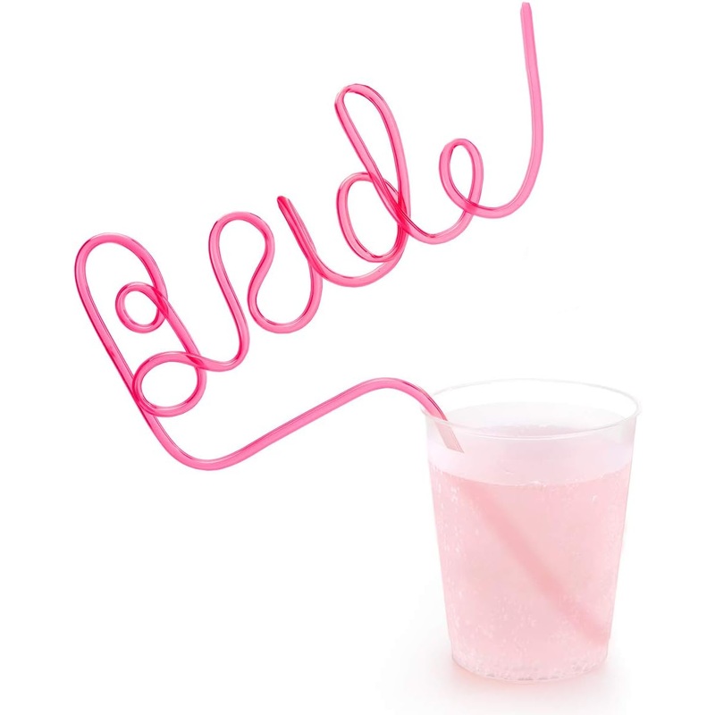 Bachelorette Party XL Bride Straw
