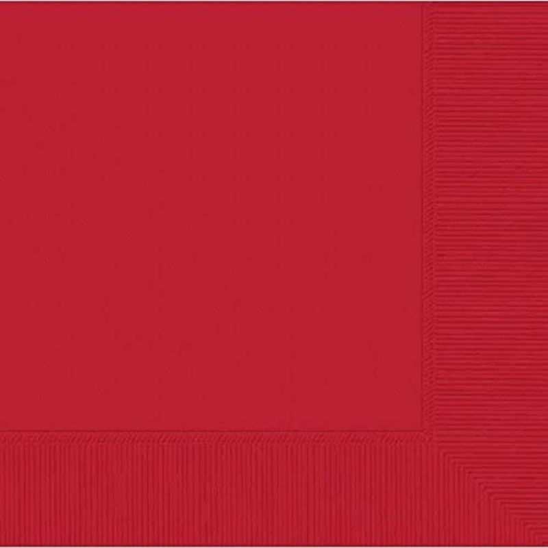 Red Paper Napkins (20 pcs)