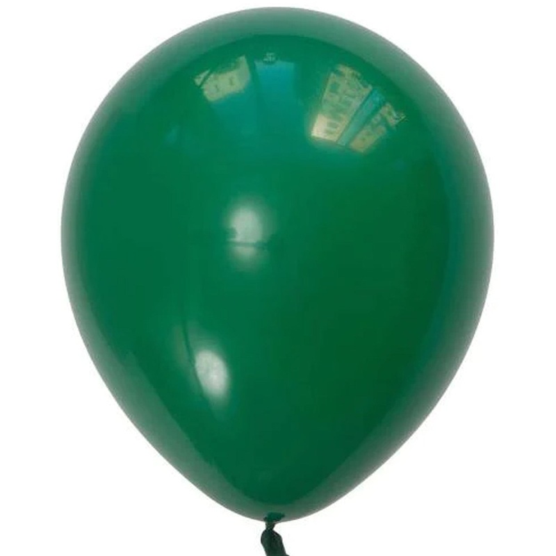 Retro Dark Green Latex Balloon 12 Inch