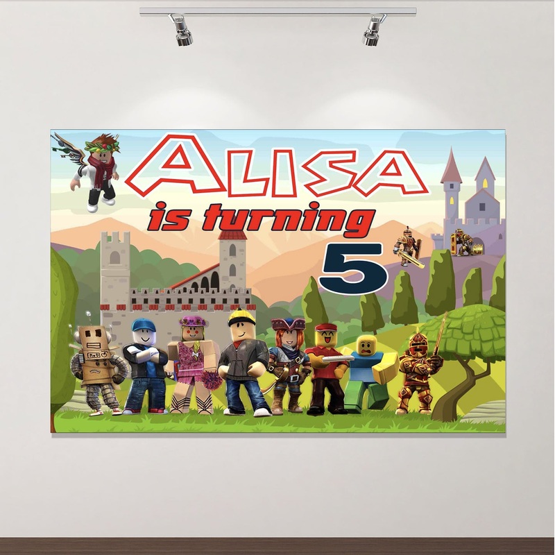 Roblox Backdrop 60x40 Inch