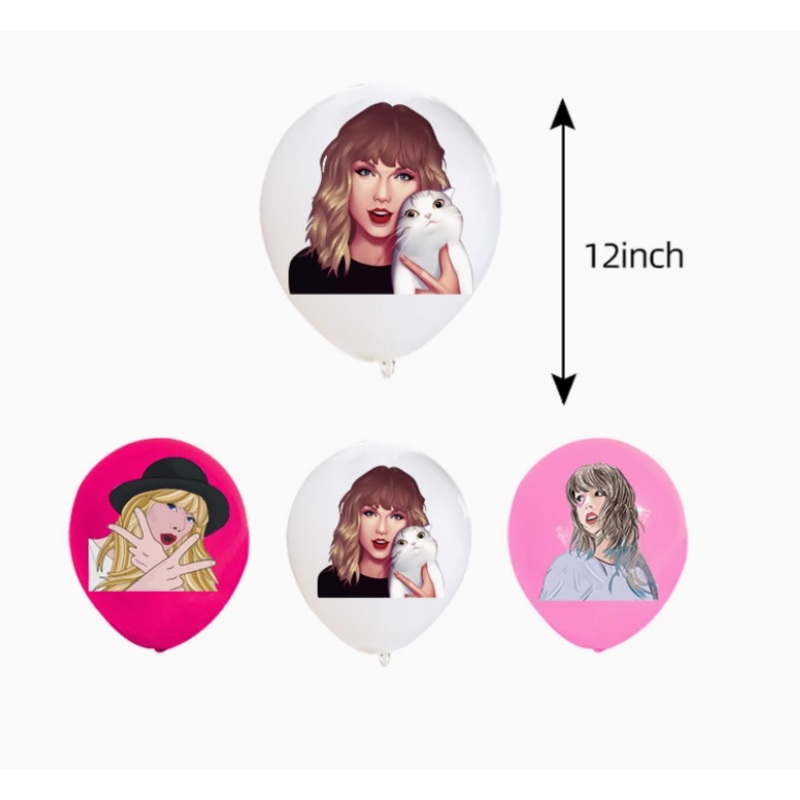 Taylor Balloon Bouquet - 9 Balloons - With Helium