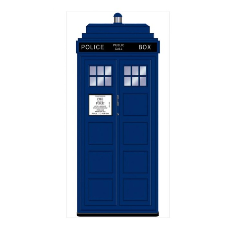 Police Call Box Door Cover 30" x 6'