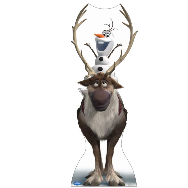 Sven & Olaf Standee 32"W x 87"H