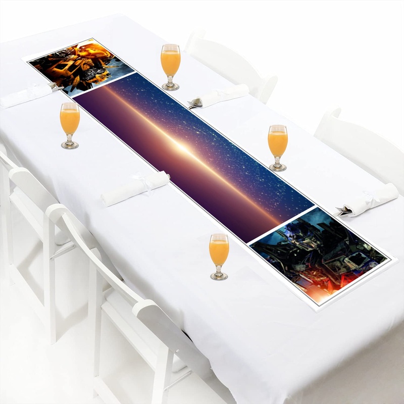 TRANSFORMER PARTY PAPER TABLE RUNNER - 12 X 60 INCHES