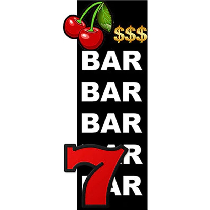 Slot Machine Symbol Standee 6'