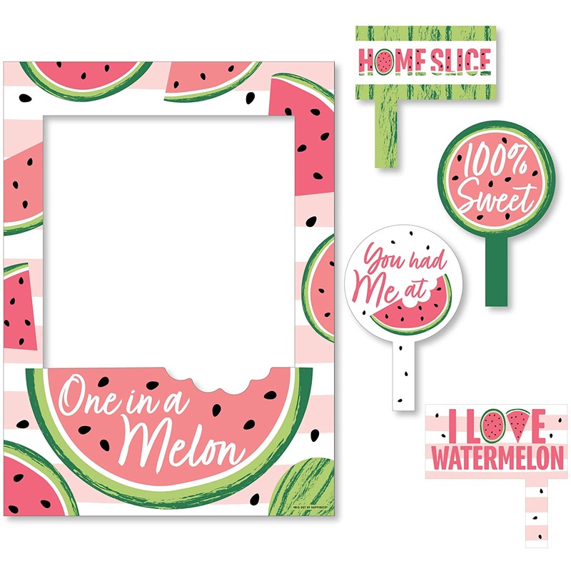 Sweet Watermelon - Fruit Party Selfie Photo Booth Picture Frame and Props