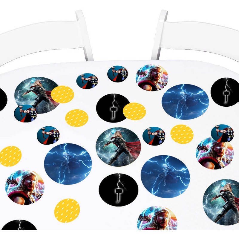 THOR Giant Circle Confetti - Party Decorations - Large Confetti 27 Count