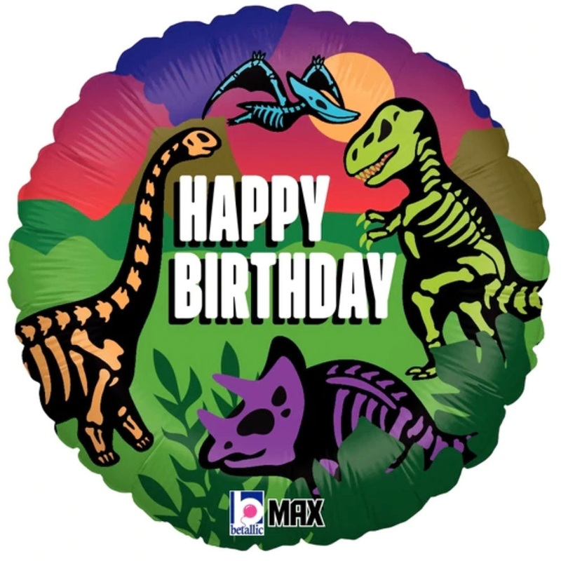 18-inches-MAX-Float-Jurassic-Birthday-balloons