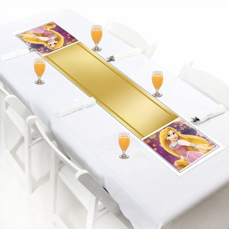 RAPUNZEL PARTY PAPER TABLE RUNNER - 12 X 60 INCHES