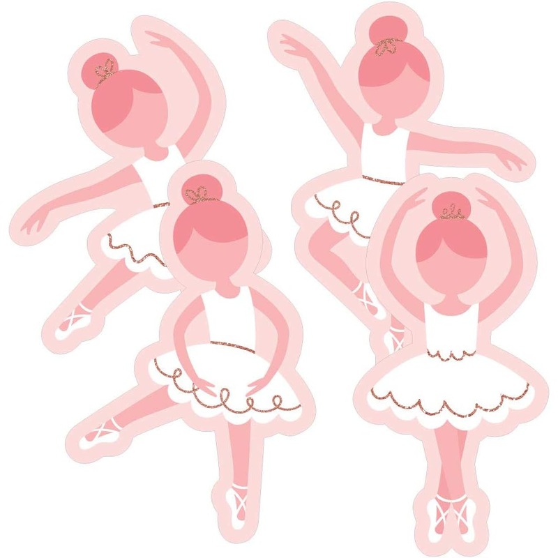 Tutu Cute Ballerina - Decorations DIY Ballet Birthday Party or Baby Shower Essentials - Set of 20