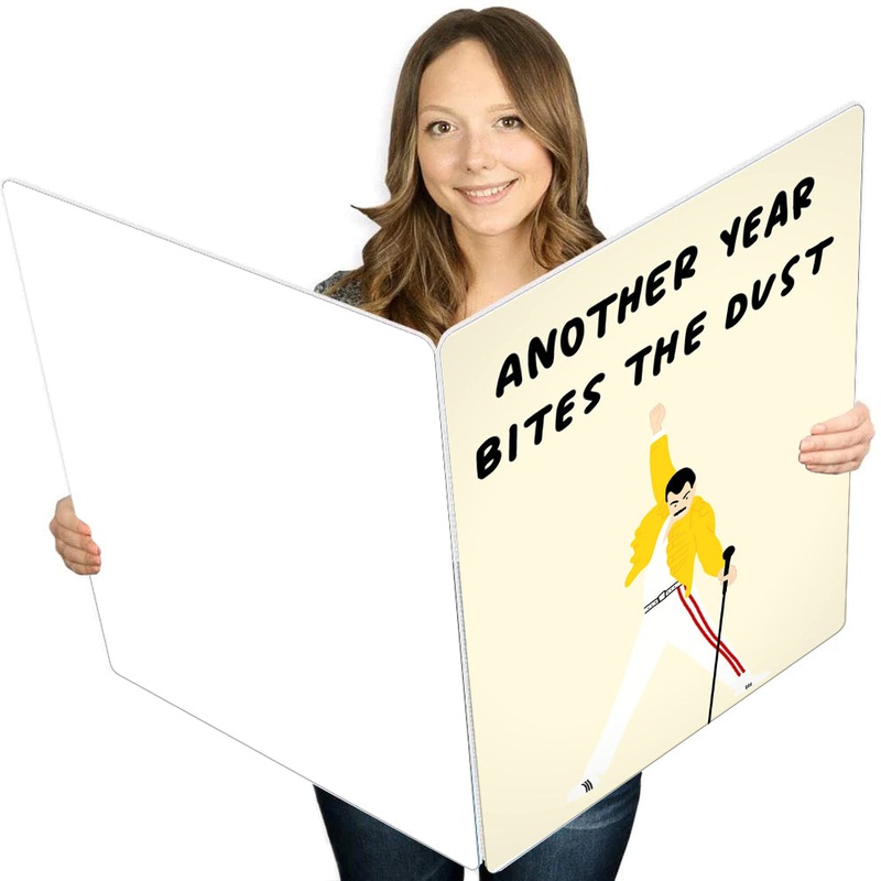 Another Year Bites The Dust Giant Birthday Card - 16.5 x 22 inches