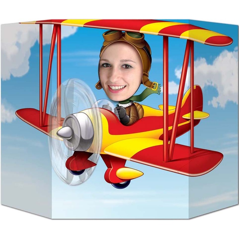 Plane Balloon Photo Prop