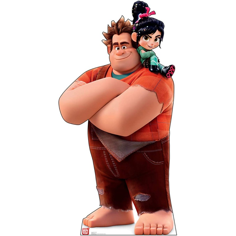 Ralph Breaks The Internet Vanellope and Ralph Standee 42"W x 84"H