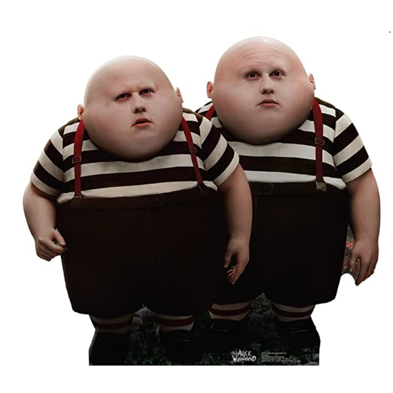 Tweedle Dee & Tweedle Dum Standee 37"W x 35"H
