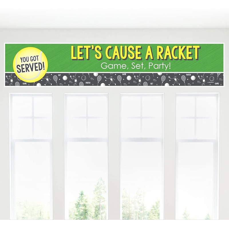 You Got Served - Tennis - Tennis Ball Party Decorations Party Banner