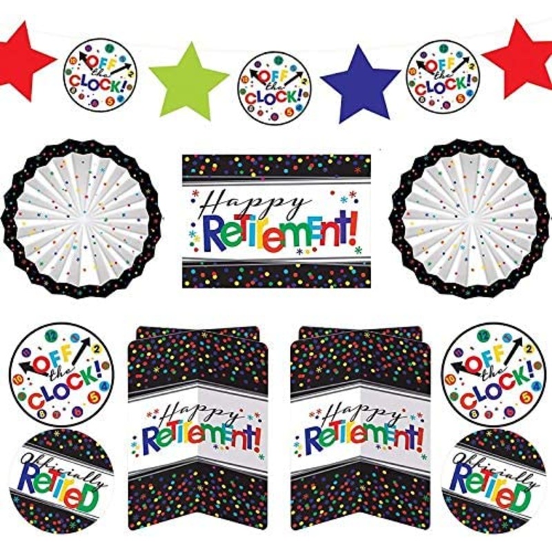 Amscan 241552 Officially Retired Room Decorating Kit, 10ct