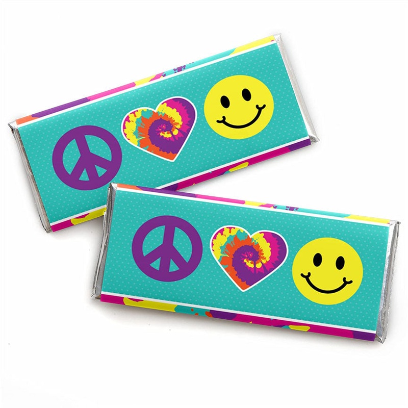 Hippie Candy Bar Wrapper - Set of 24