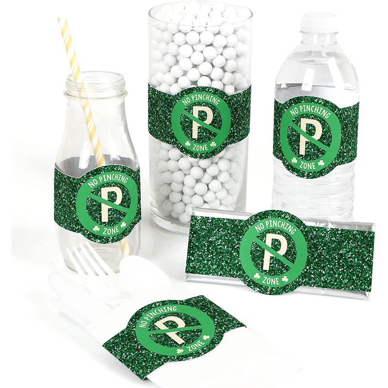 St. Patrick's Day - DIY Party Supplies  Saint Pattys Day Party DIY Wrapper Favors & Decorations - Set of 15