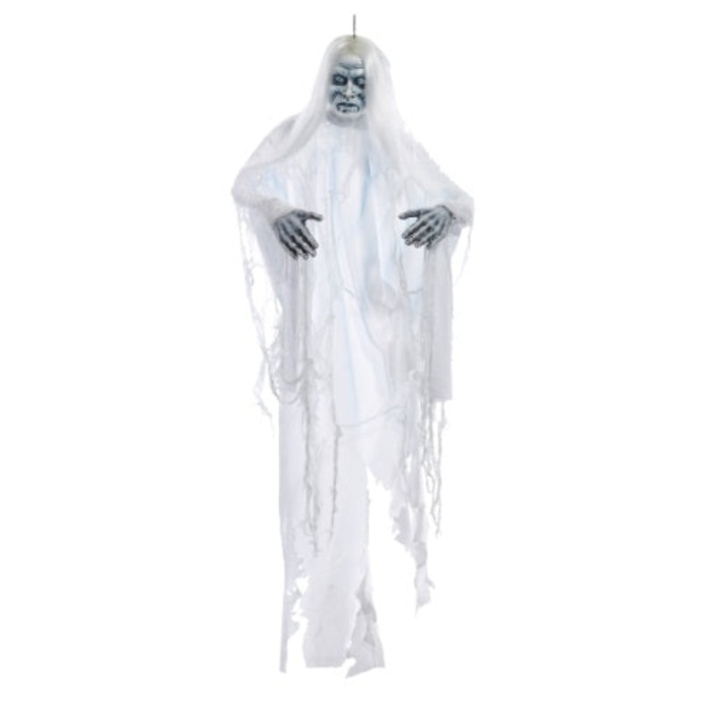 WHITE SHADOW GHOST HANGING PROP
