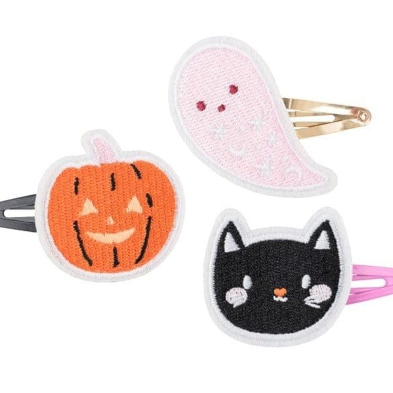 Halloween Theme Hair Clips x 3