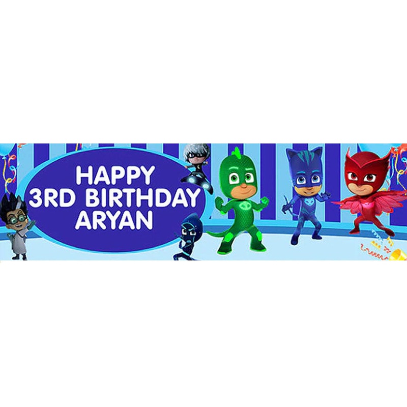 PJ Masks Birthday Banner