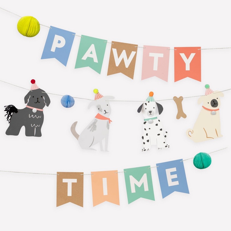Puppy Party Pawty Time Garland