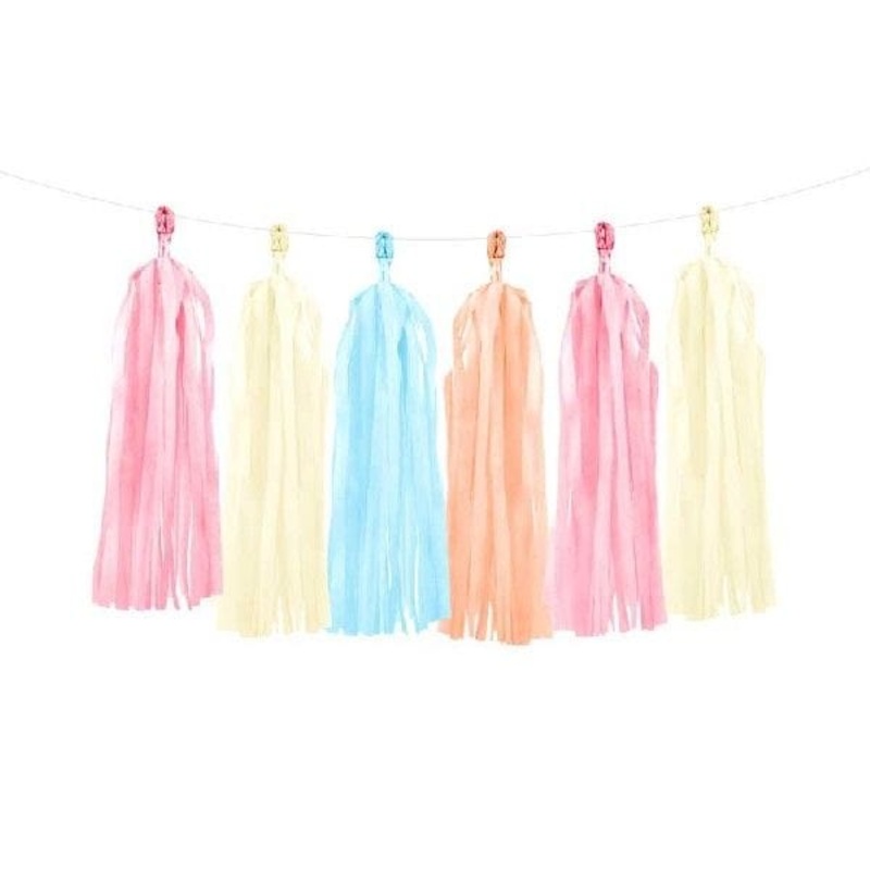 Sweet Pastel Tassel Garland