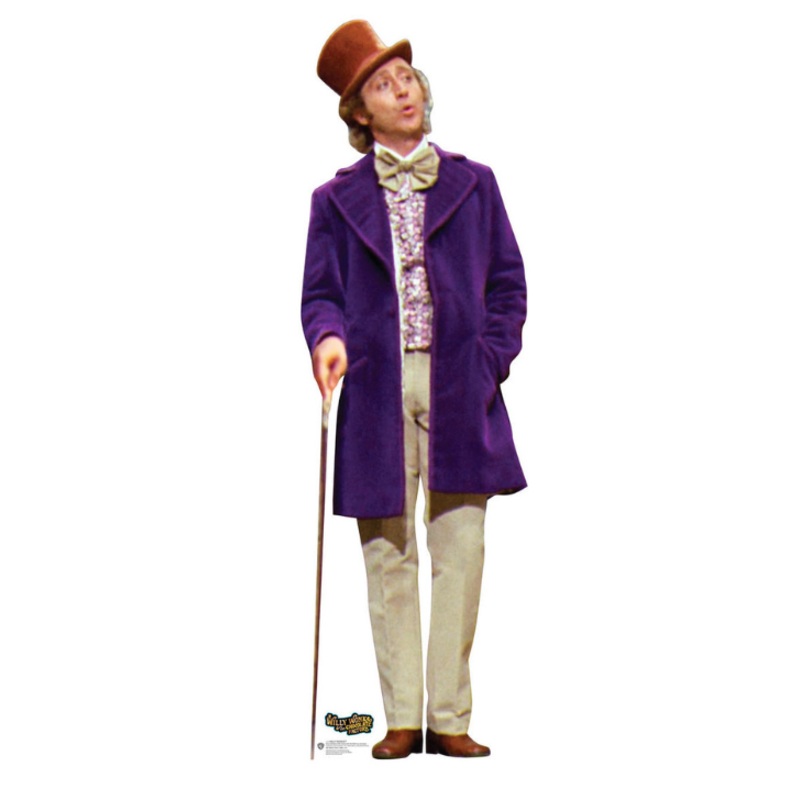 Willy Wonka (Willy Wonka & the Chocolate Factory) 74 x 23 (height x width) inches