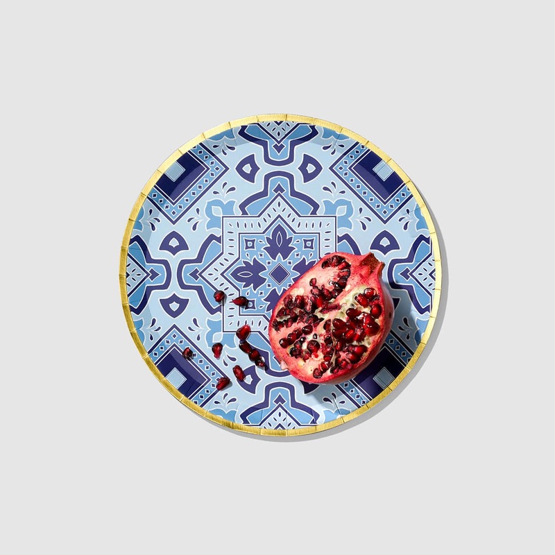 Amalfi Blues Large Party Plates x 10