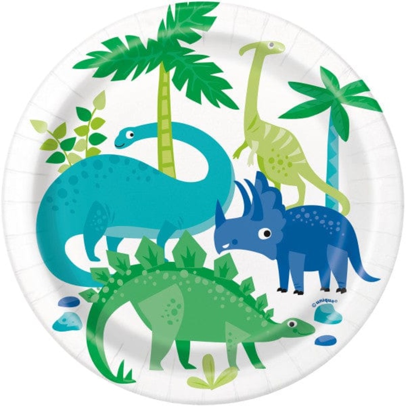 Dinosaur Party Small Plates x 8
