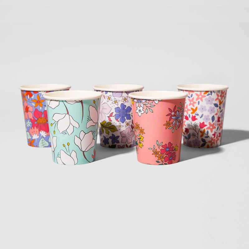 In Full Bloom Party Cups x 10
