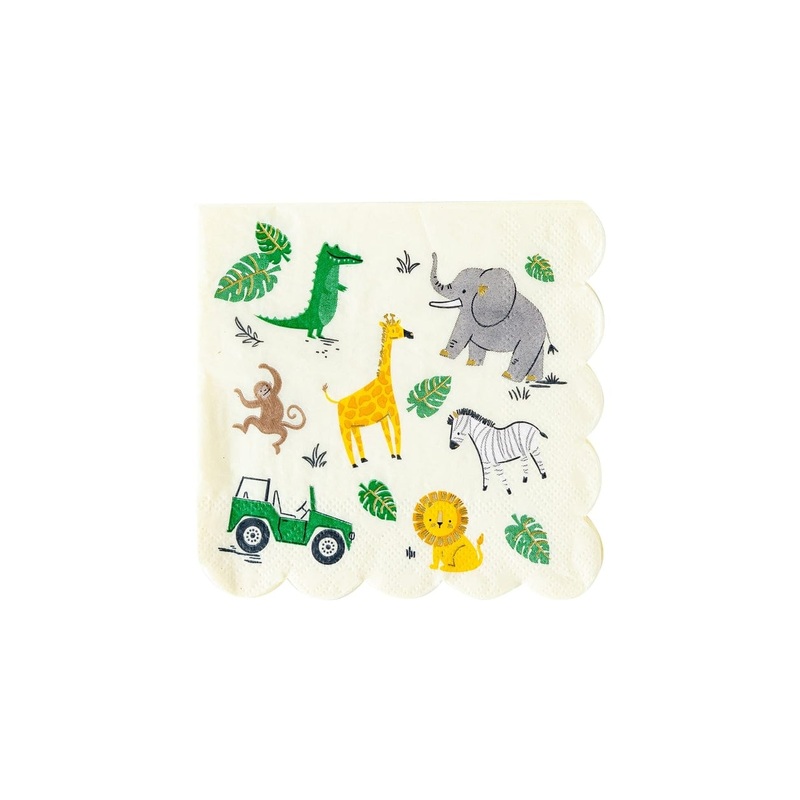 Safari Party Cocktail Napkins x 18
