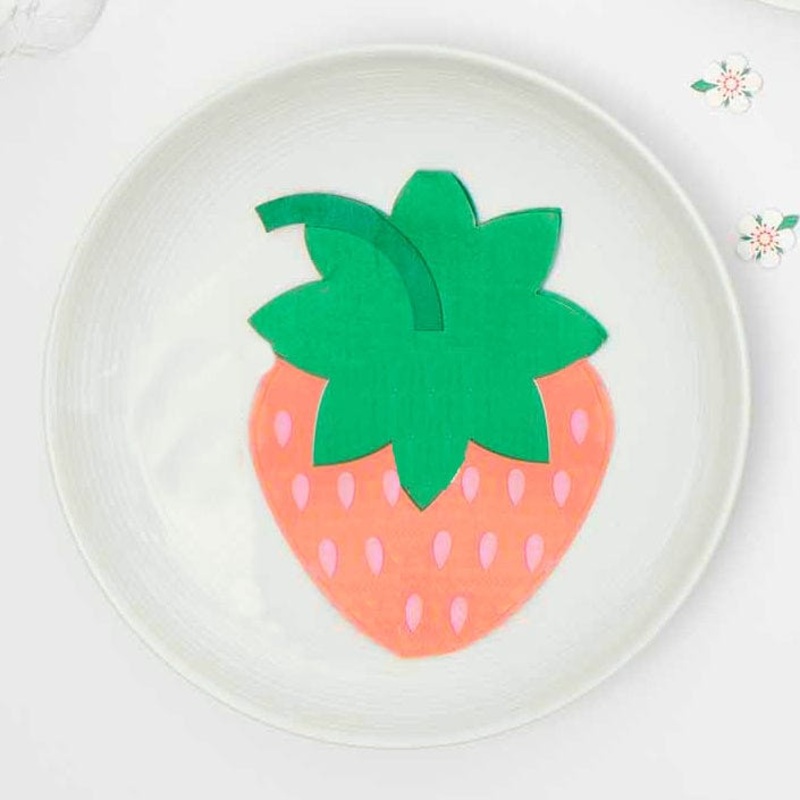 Strawberry Party Napkins x 20