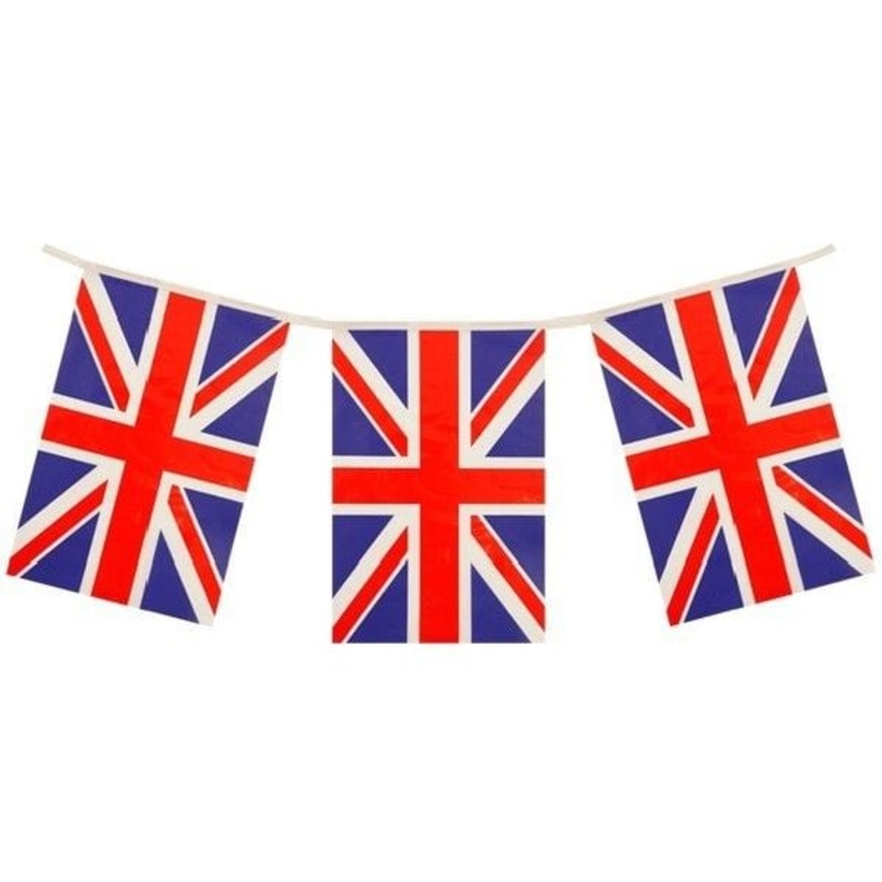 Union Jack Flag Bunting - 10m long