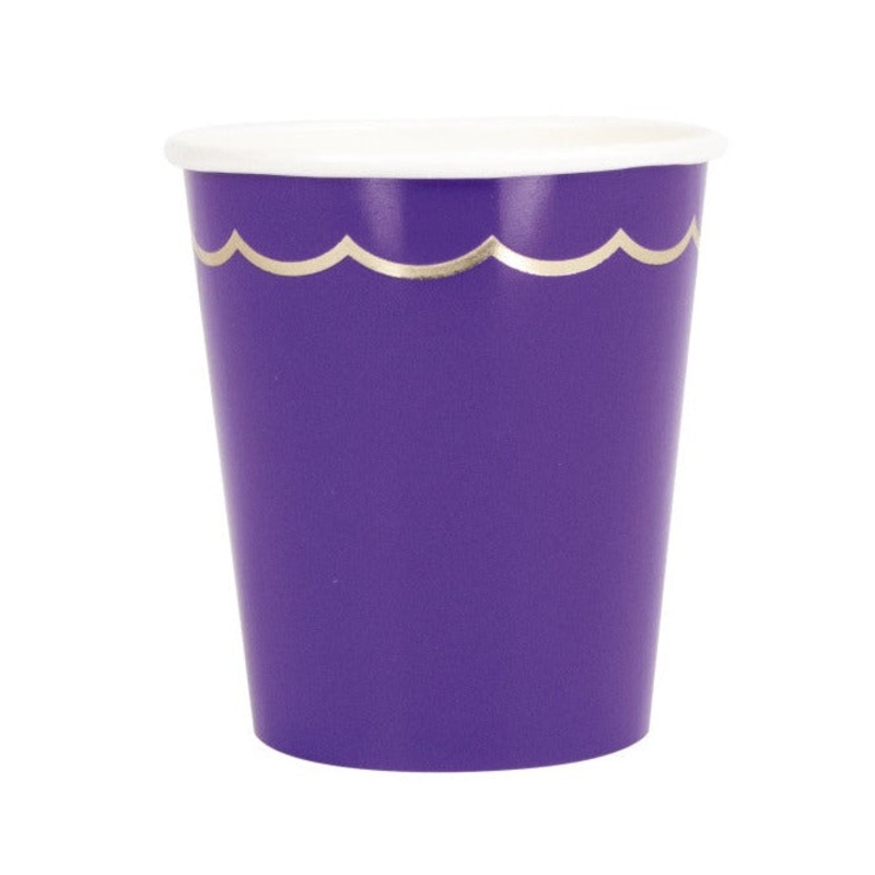 Purple glass Eco detail / 8 units.